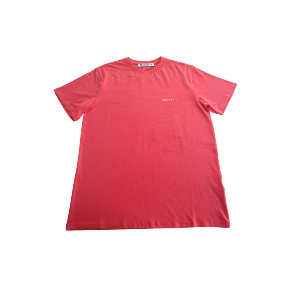 Red Cotton Men's T-Shirt - ventzia