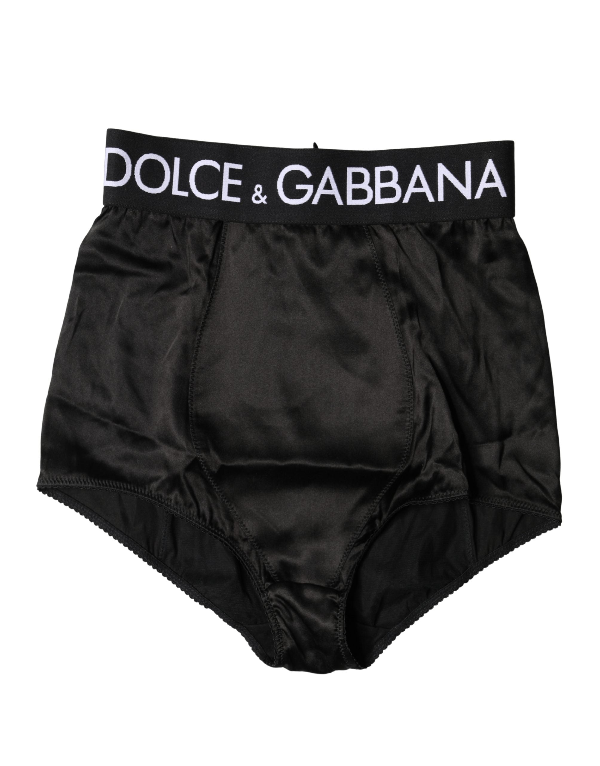 Black Logo Girdle High Waist Panty Underwear - ventzia