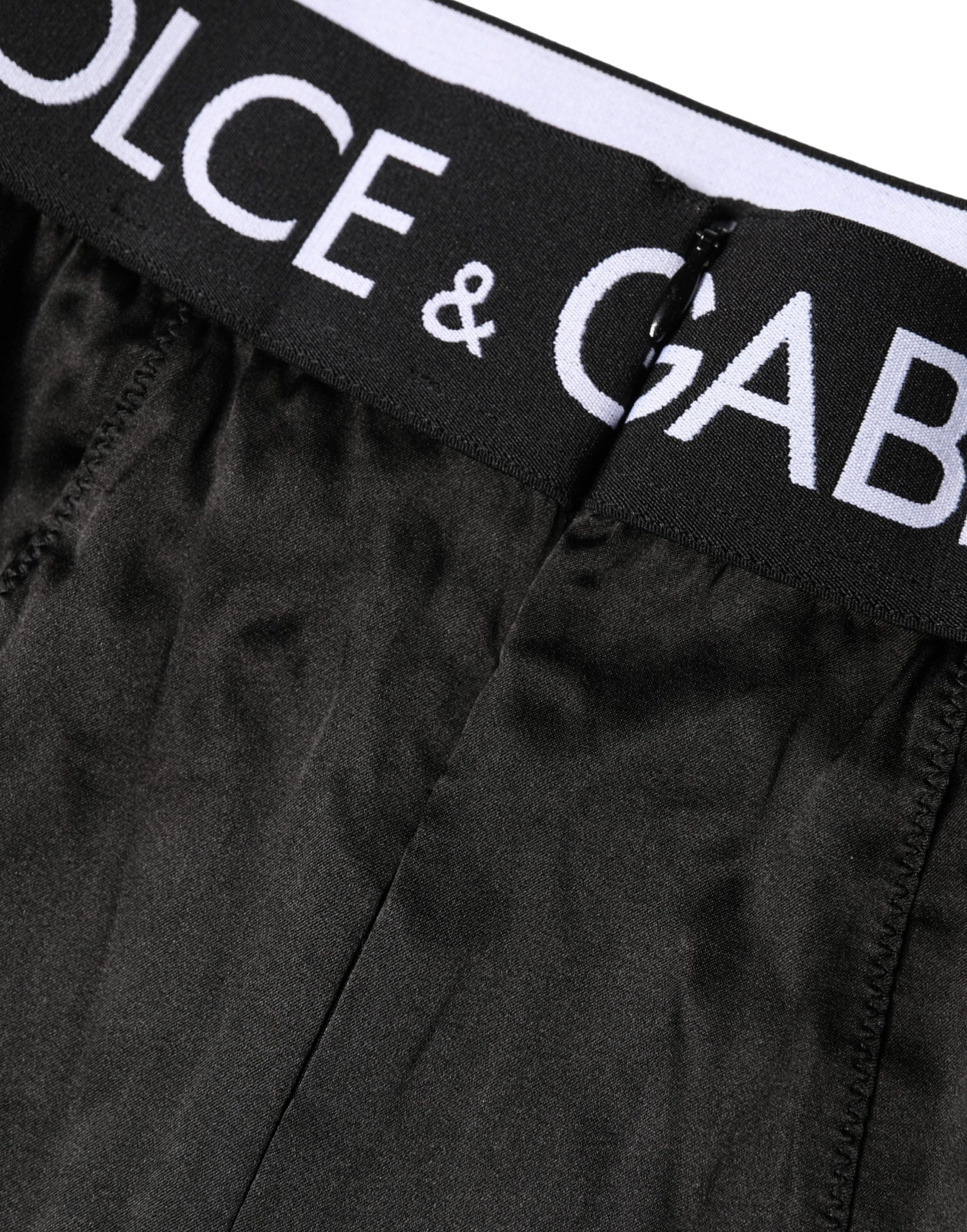 Black Logo Girdle High Waist Panty Underwear - ventzia