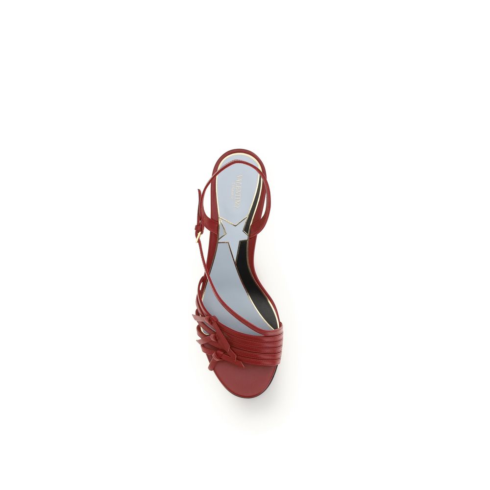 Multicolor Goatskin Strap-On Sandals - ventzia