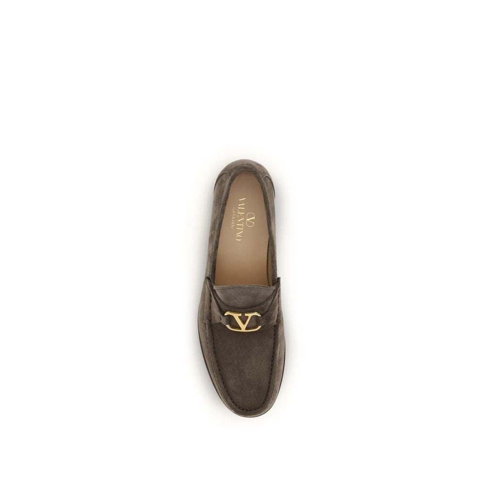 Brown Calf Leather Bos Taurus Slip-On Loafers - ventzia