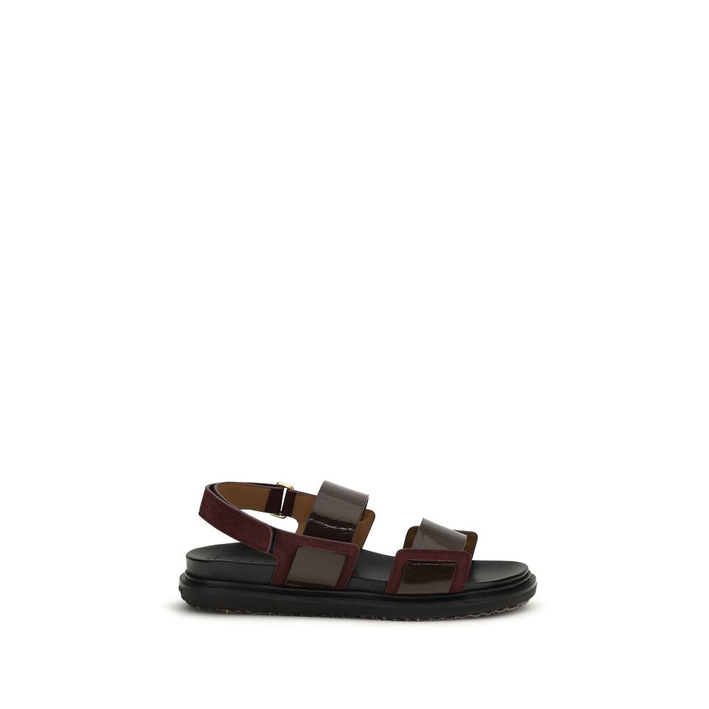 Black Calf Leather Bos Taurus Strap-On Sandals - ventzia