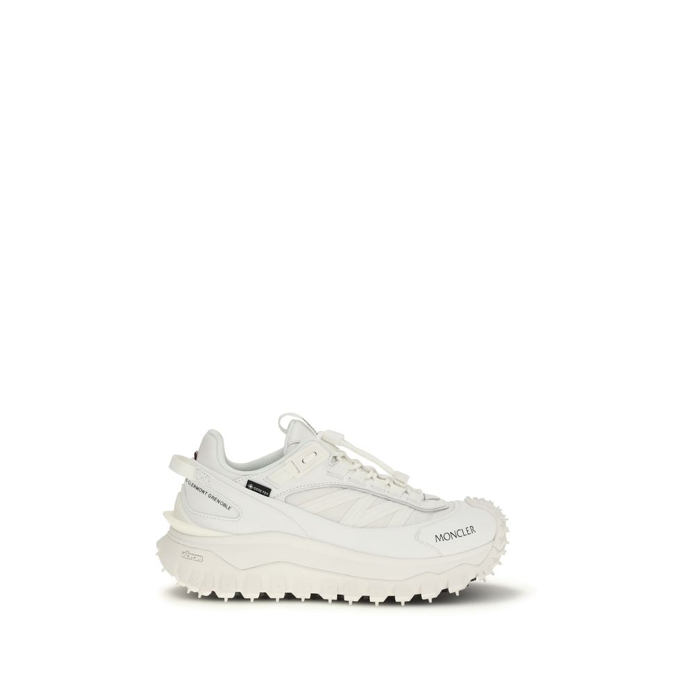 White Polyamide Athletic Sneakers - ventzia