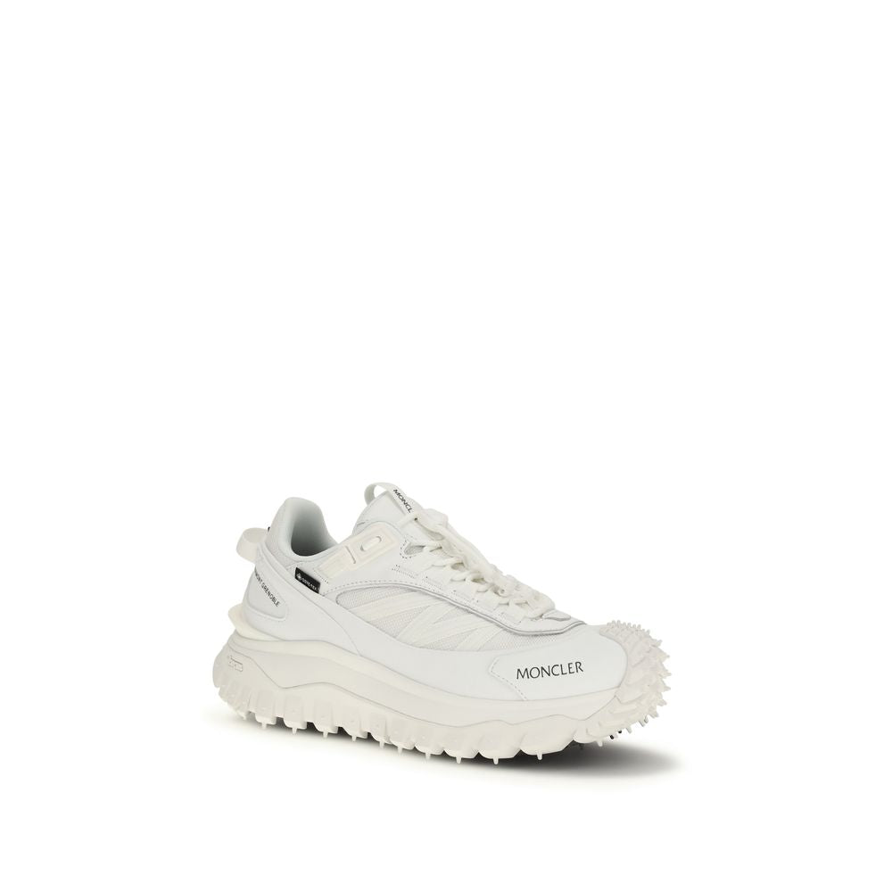 White Polyamide Athletic Sneakers - ventzia