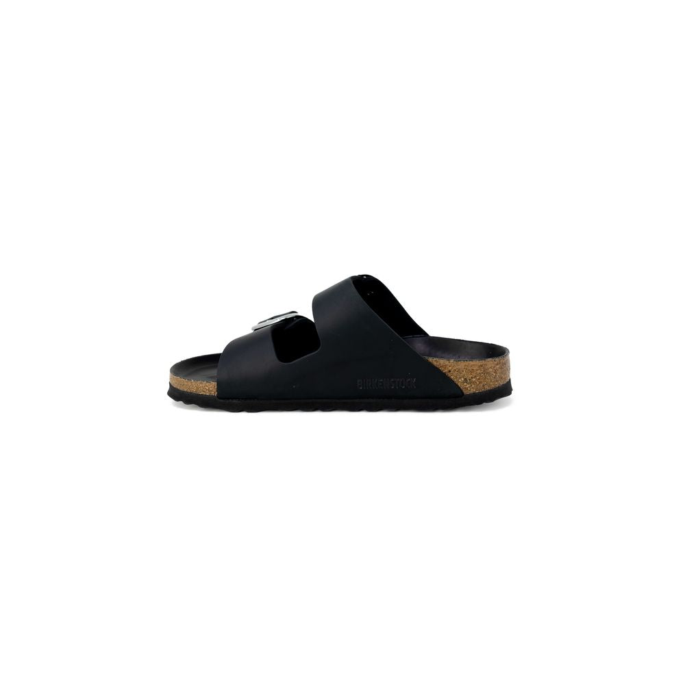 Black Synthetic Slippers - ventzia
