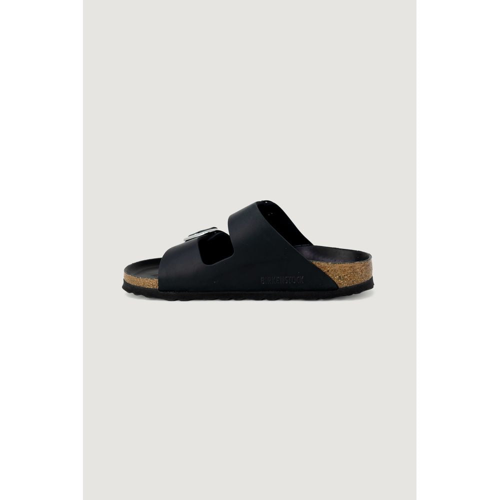 Black Synthetic Slippers - ventzia