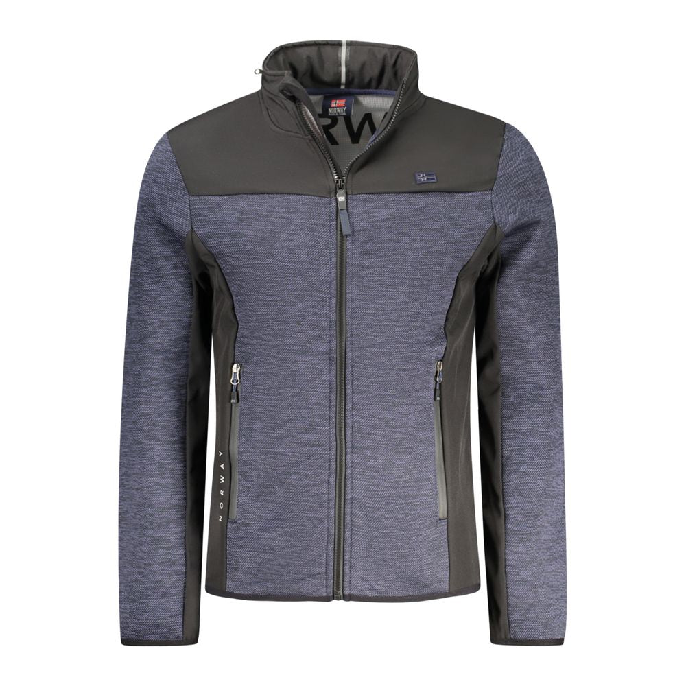 Blu Polyester Men Jacket - ventzia