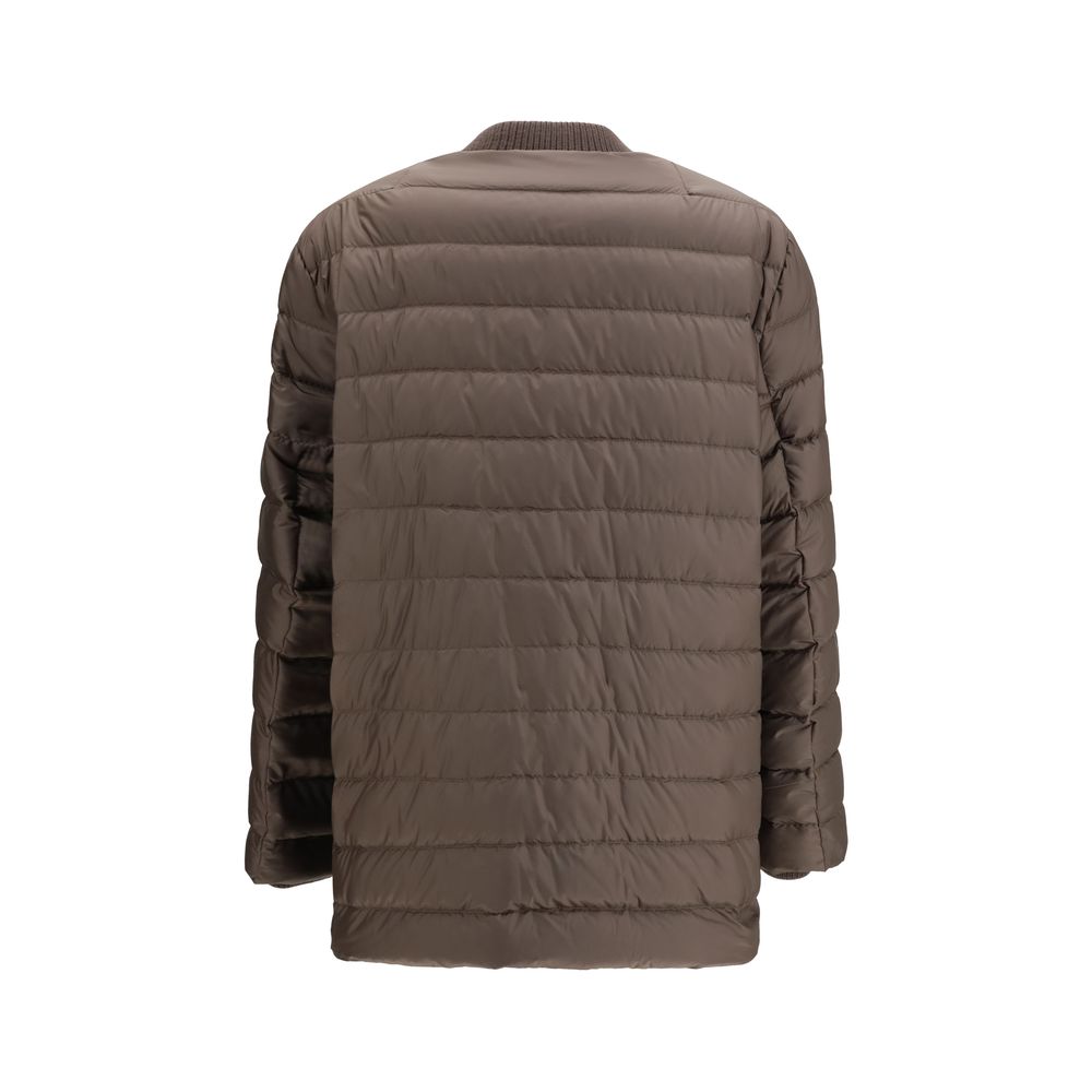 Brown Goose Down Bomber - ventzia