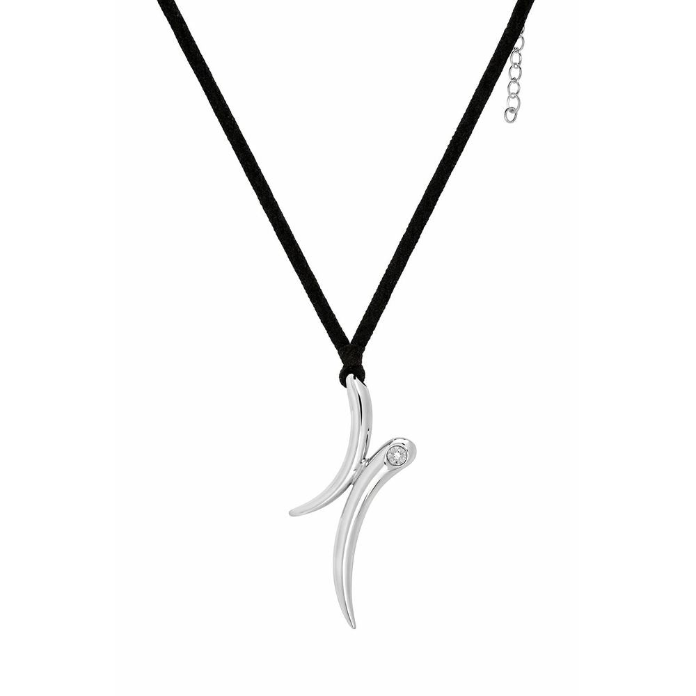 Gray Stainless Steel Necklace - ventzia