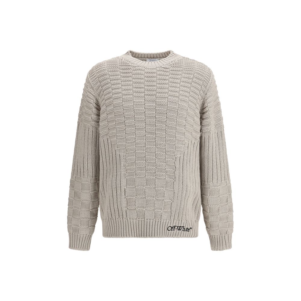 Beige Cotton Sweatshirt - ventzia