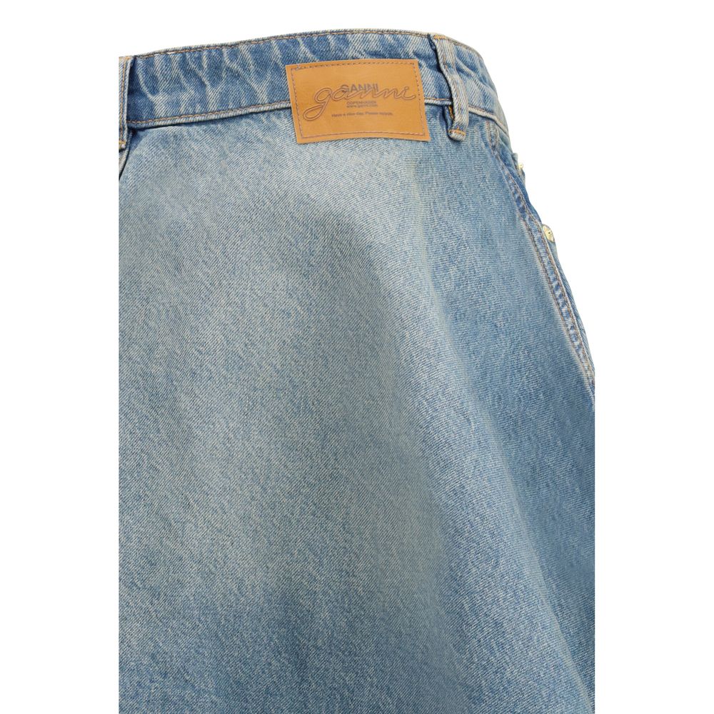 Blue Denim Skirt