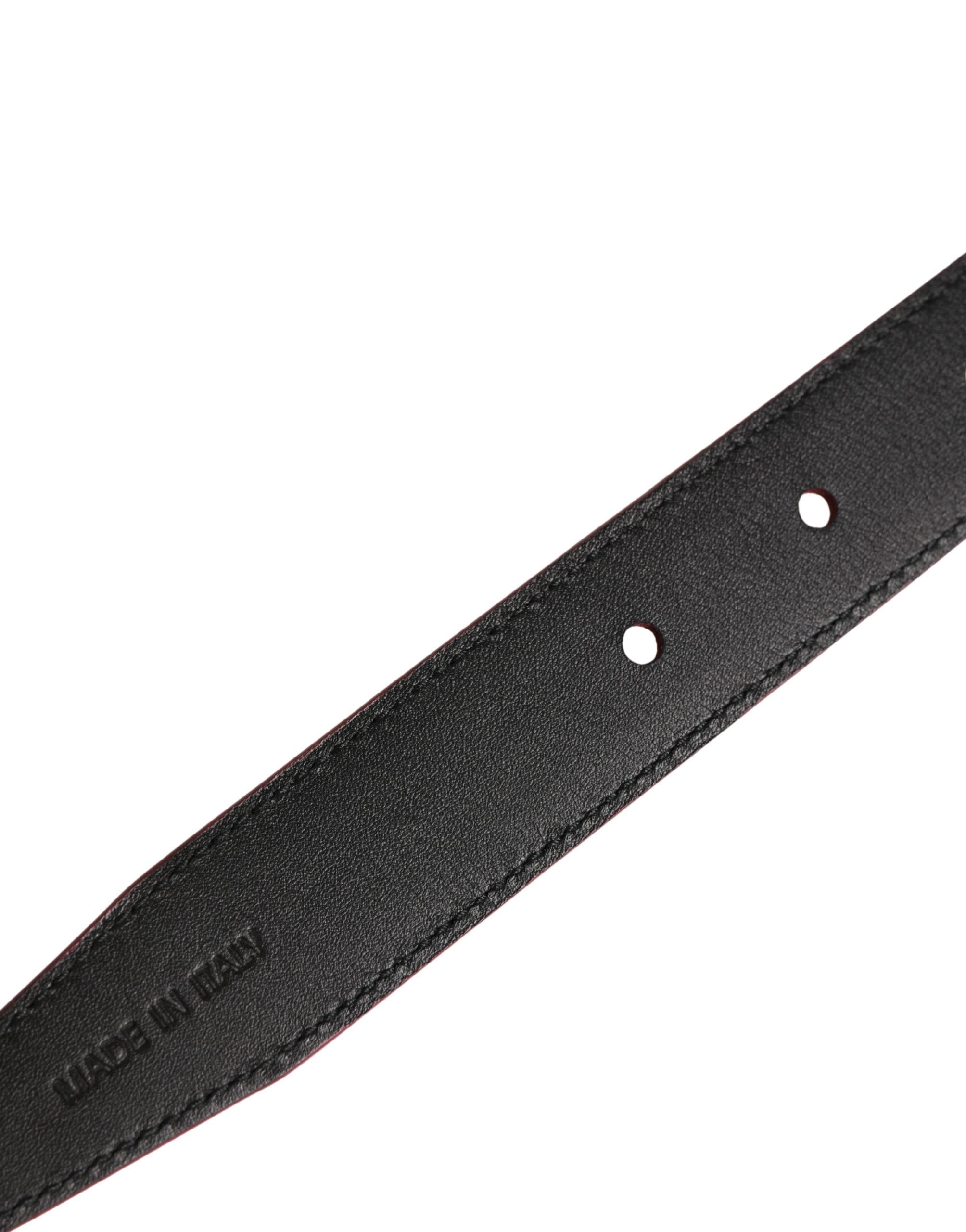 Men Pink Classic Leather Metal Buckle Belt - ventzia
