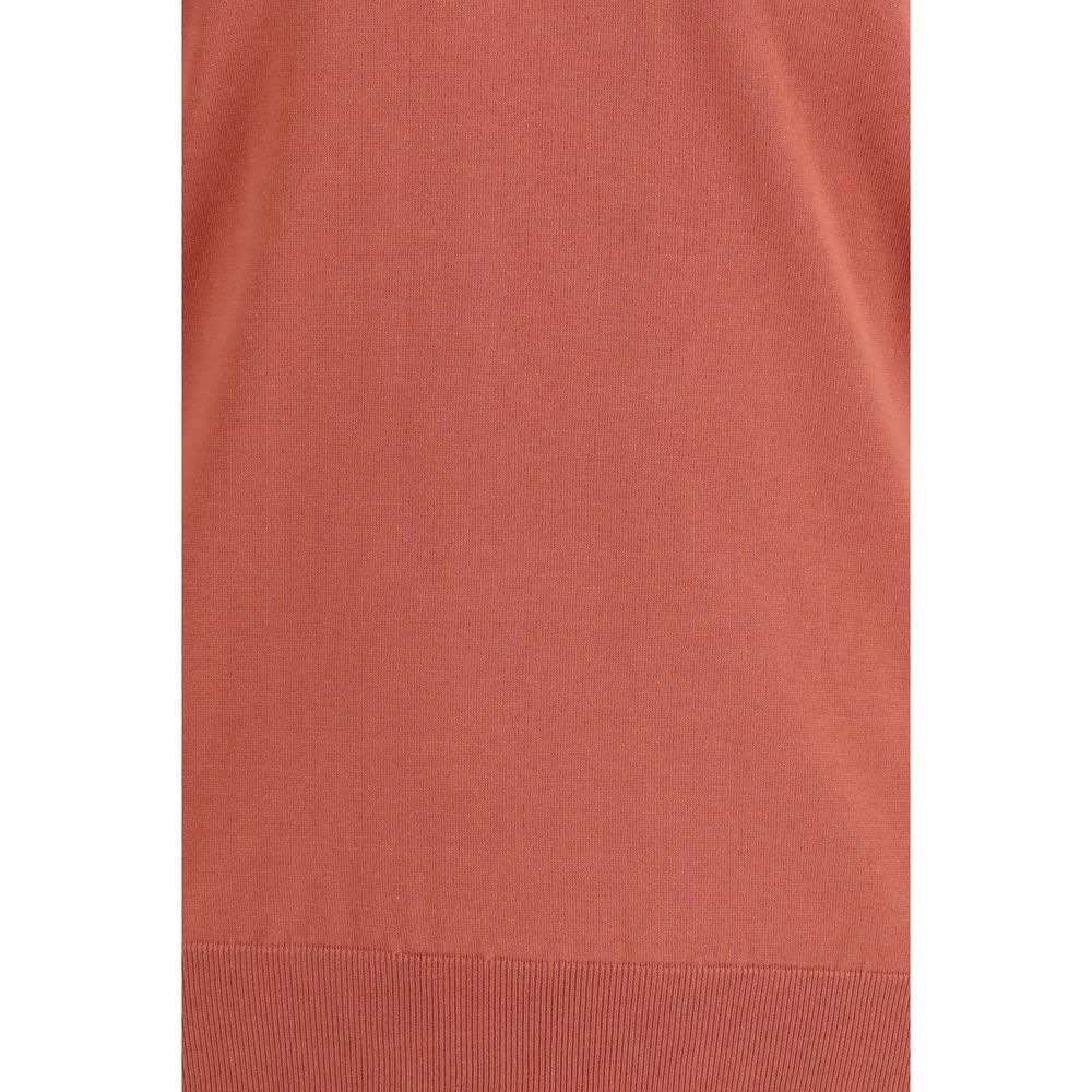 Orange Cotton Sweatshirt - ventzia