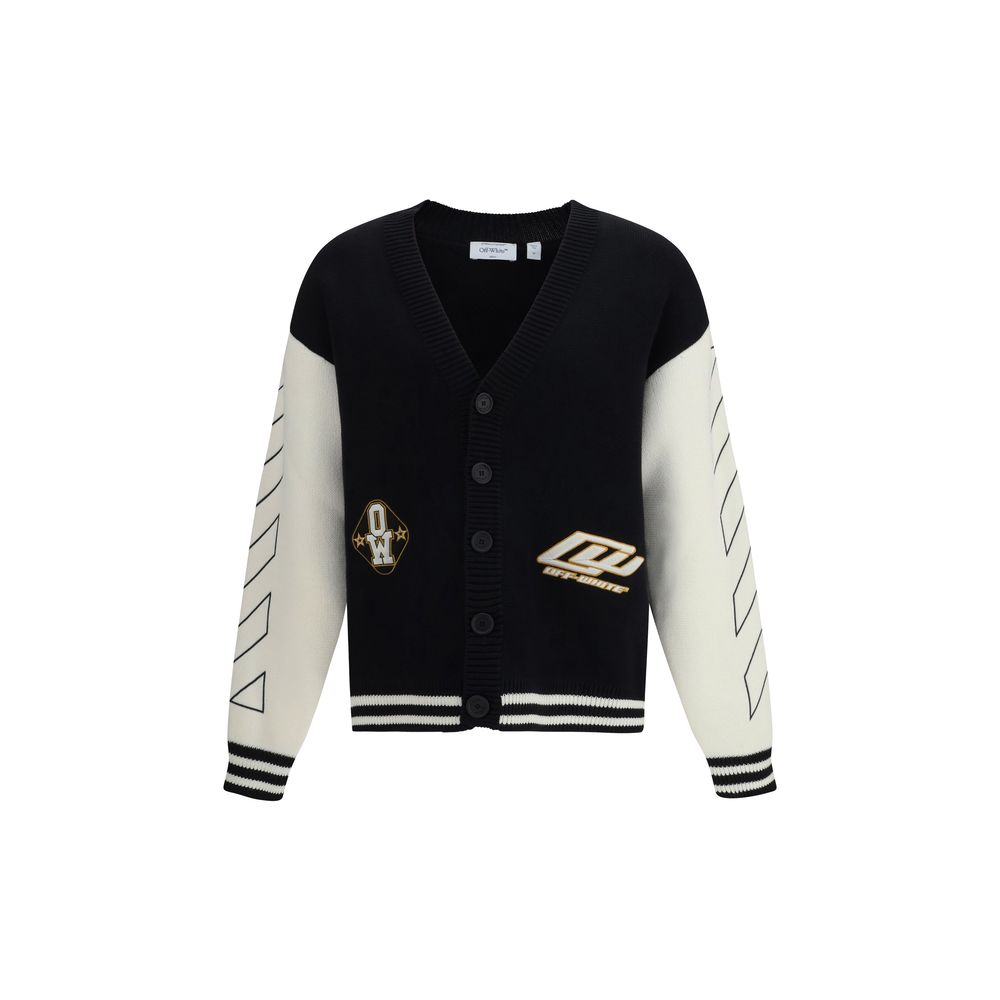Black Cotton Cardigan - ventzia