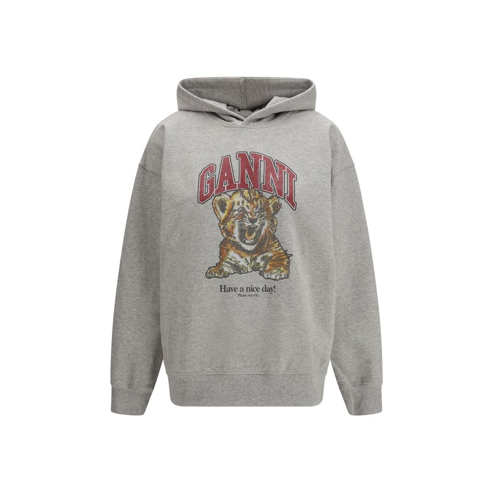Gray Cotton Sweatshirt - ventzia