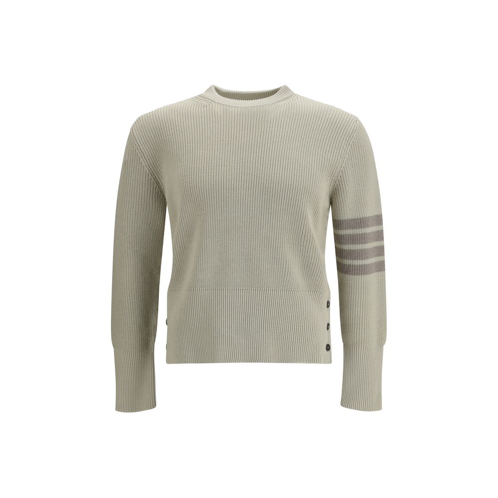 Beige Cotton Sweatshirt - ventzia