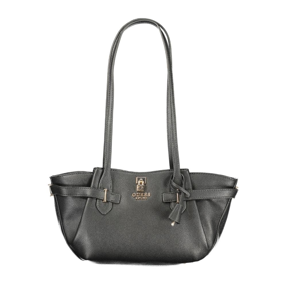 Nero Polyurethane Women Handbag - ventzia