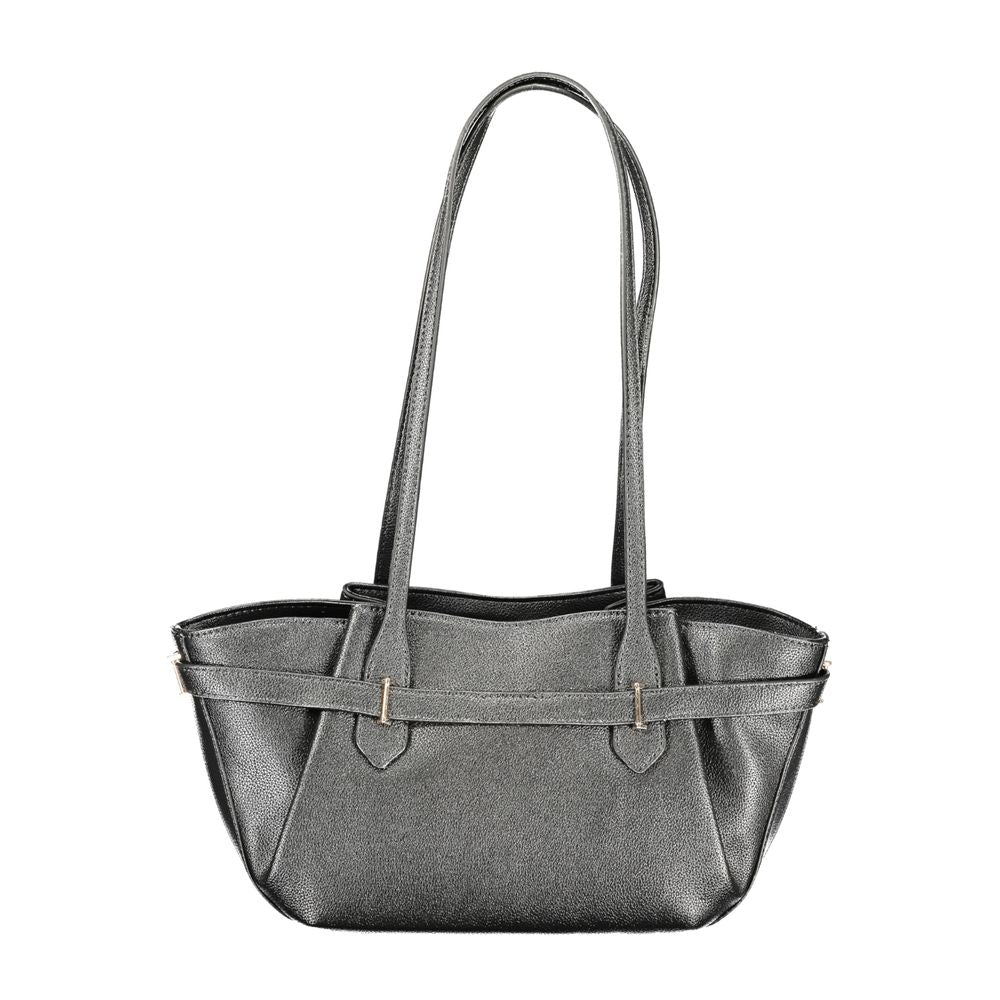 Nero Polyurethane Women Handbag - ventzia