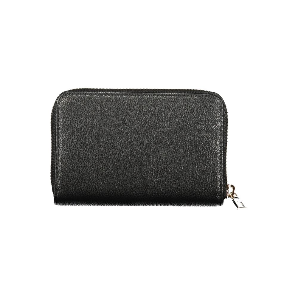 Nero Poliuretano Women Wallet - ventzia