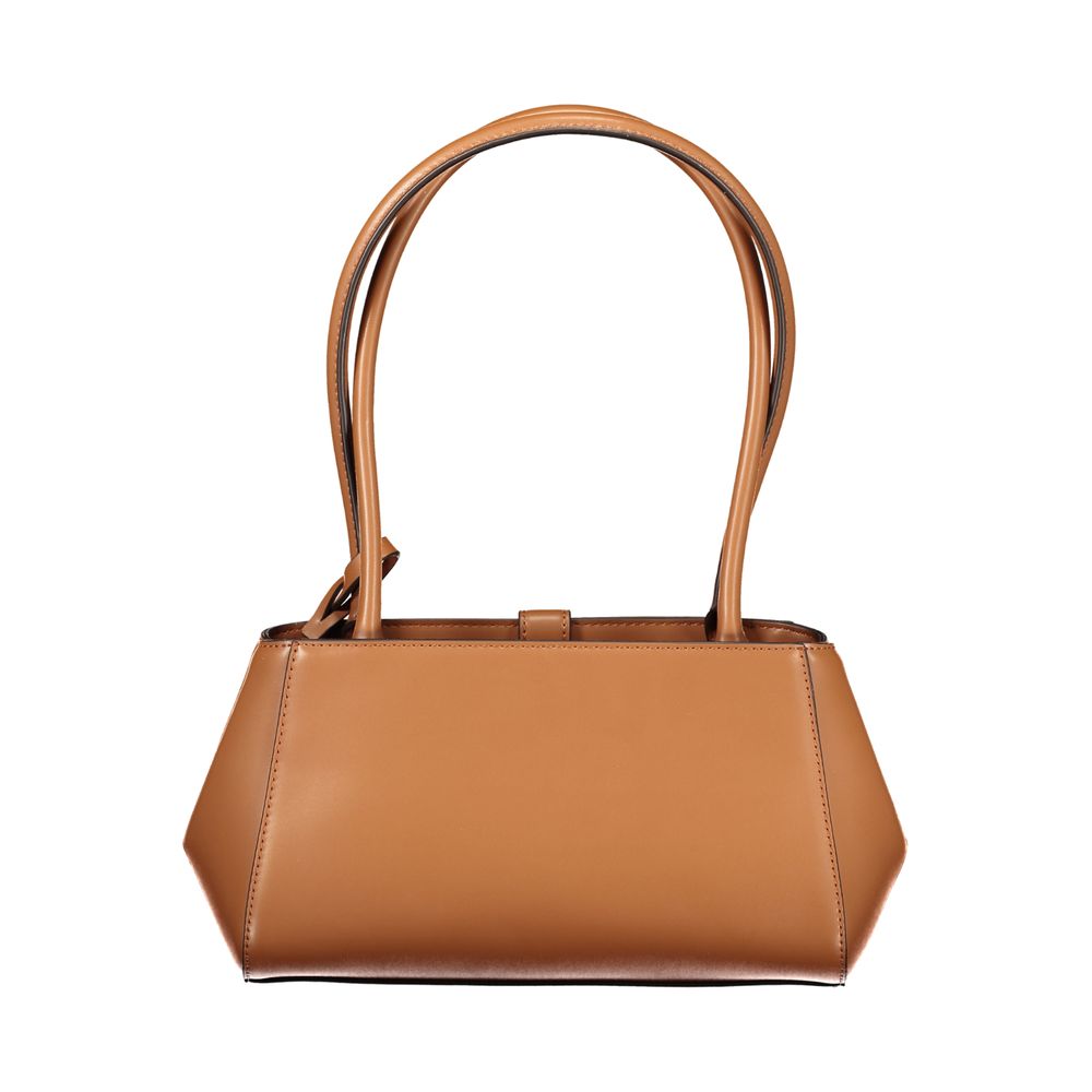 Marrone Poliuretano Female Handbag - ventzia