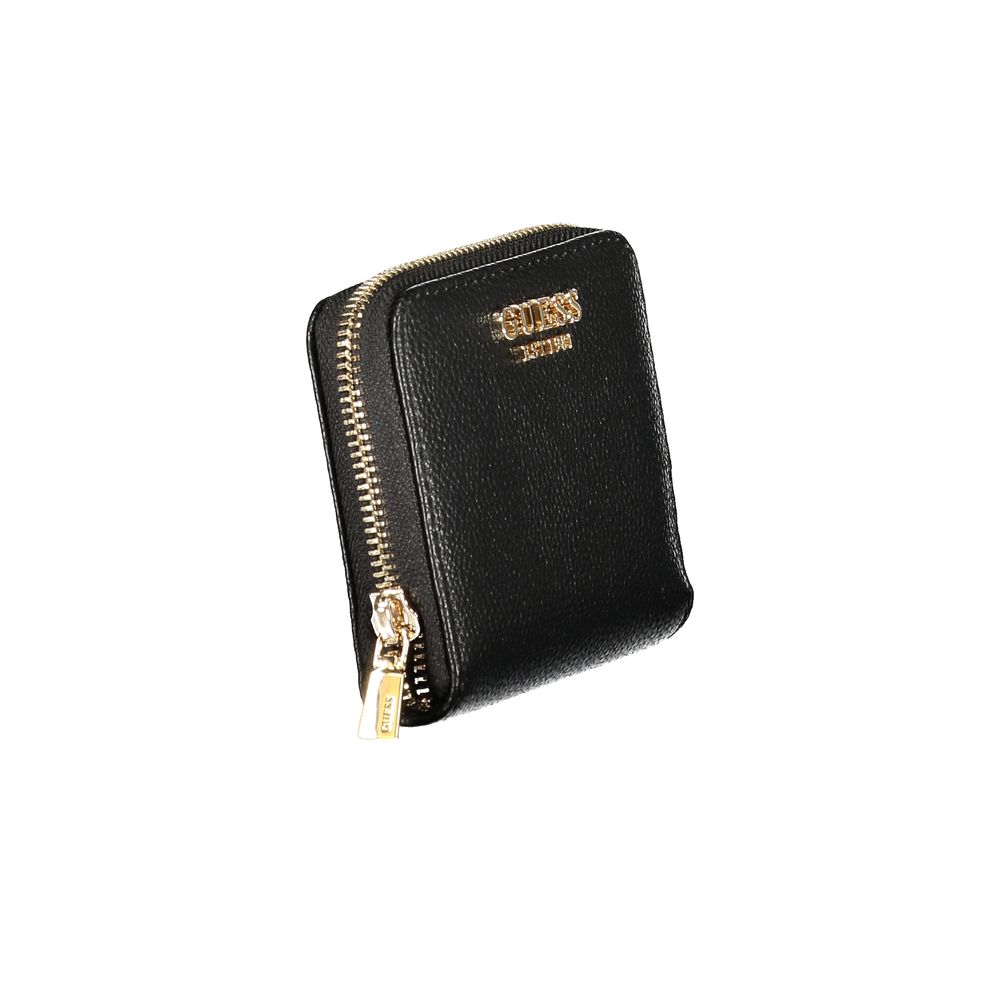 Nero Poliuretano Women Wallet