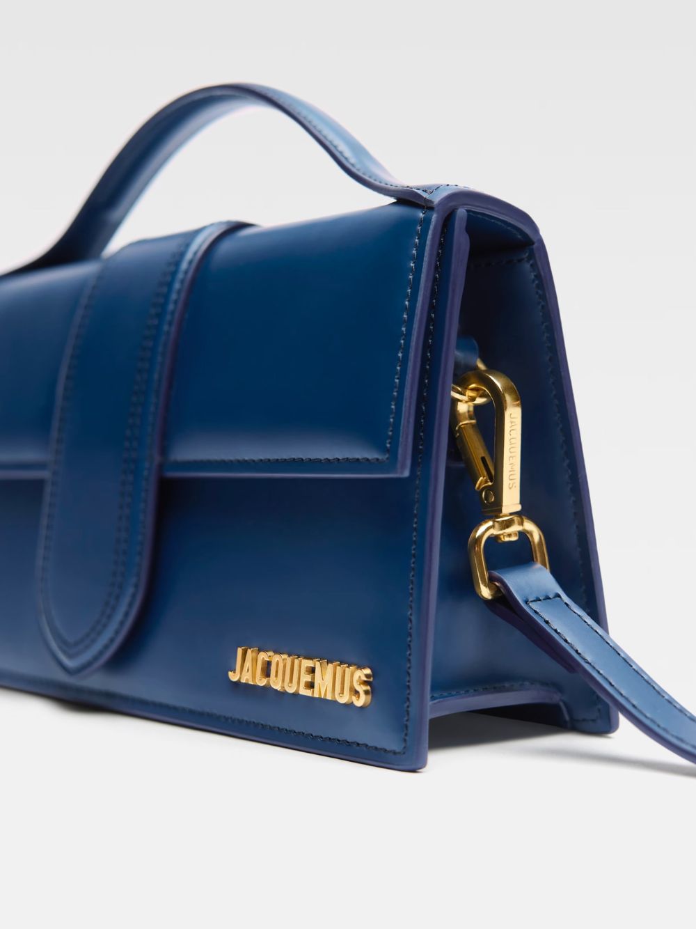 Dark NavyLeather Le Grand Bambino Handbag - ventzia