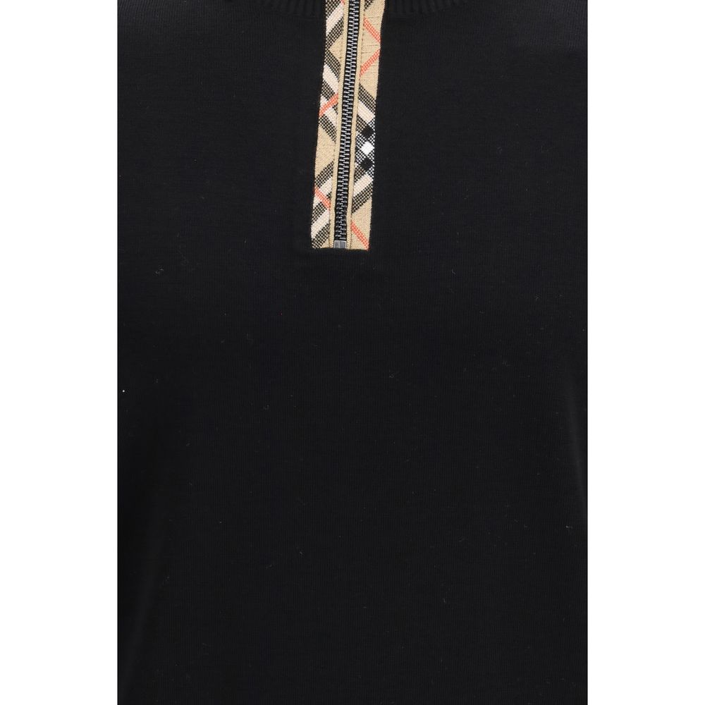 Black Wool Sweatshirt - ventzia