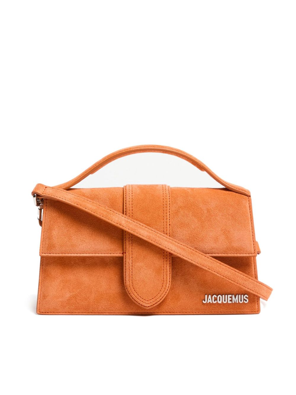 Terracotta Leather Le Grand Bambino Handbag - ventzia