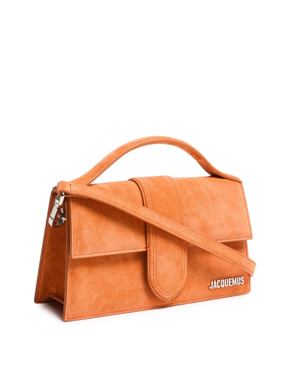 Terracotta Leather Le Grand Bambino Handbag - ventzia