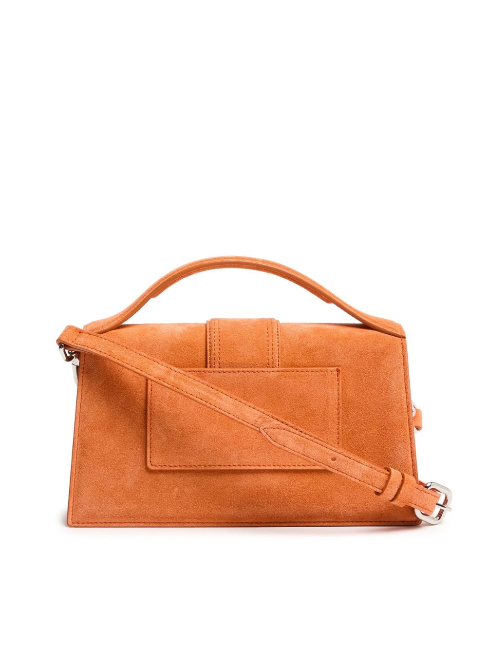 Terracotta Leather Le Grand Bambino Handbag - ventzia
