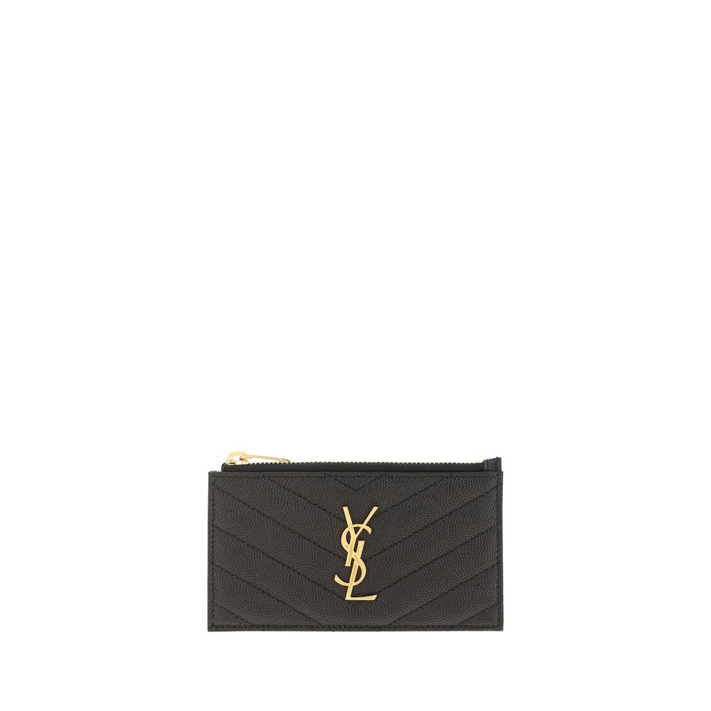 Black Calf Leather Bos Taurus Wallet - ventzia