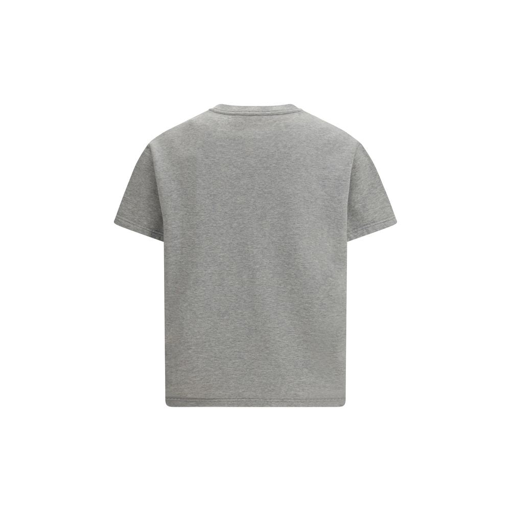 Gray Cotton T-Shirt - ventzia