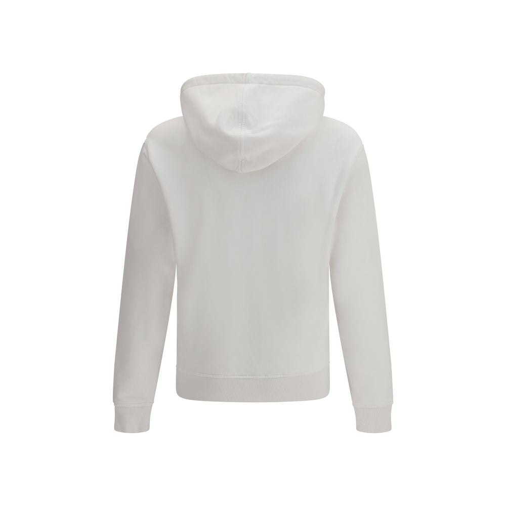 White Cotton Sweatshirt - ventzia
