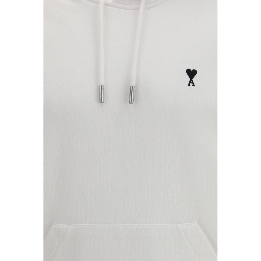 White Cotton Sweatshirt - ventzia