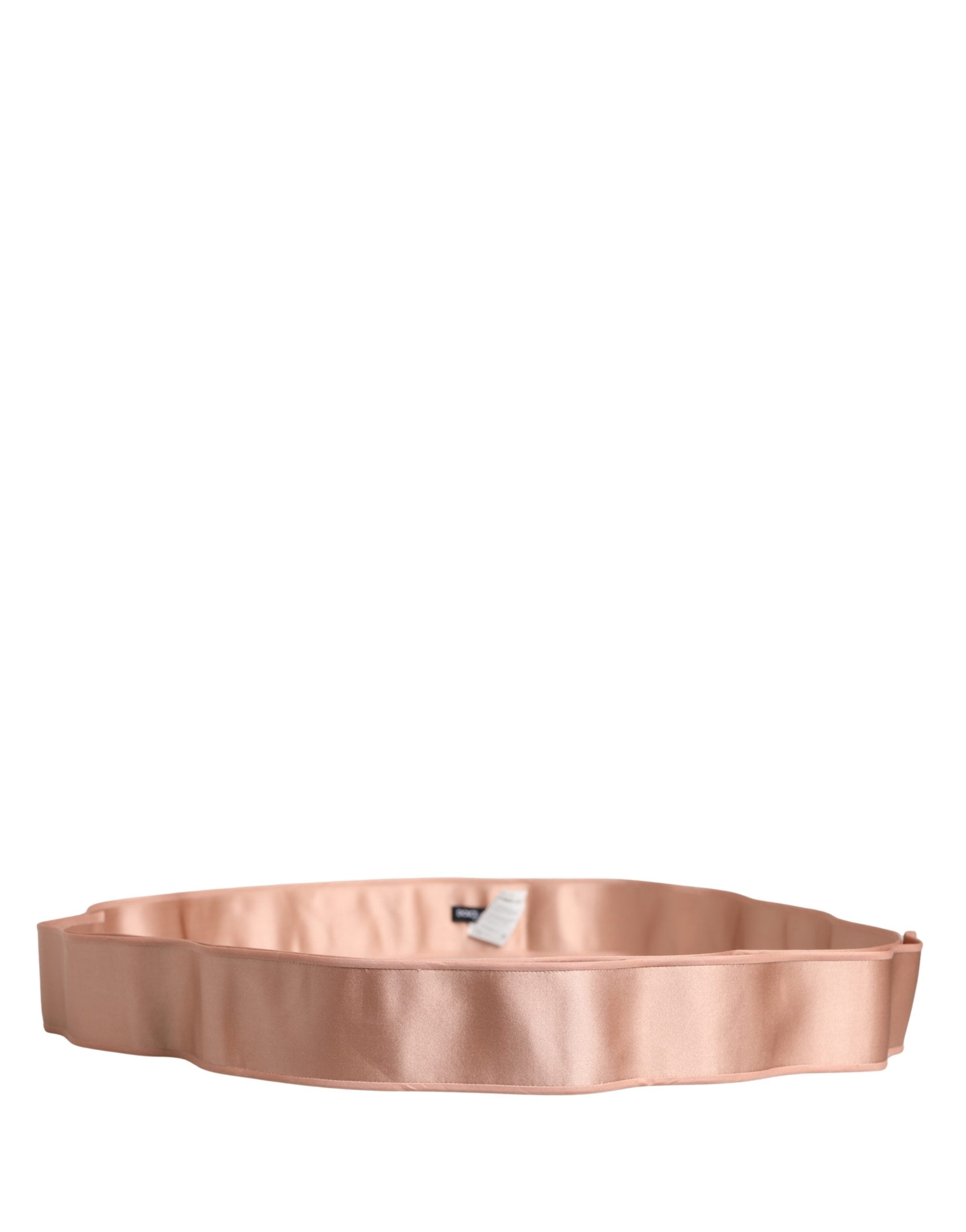 Light Pink Silk Satin Waist Women Cintura Belt - ventzia
