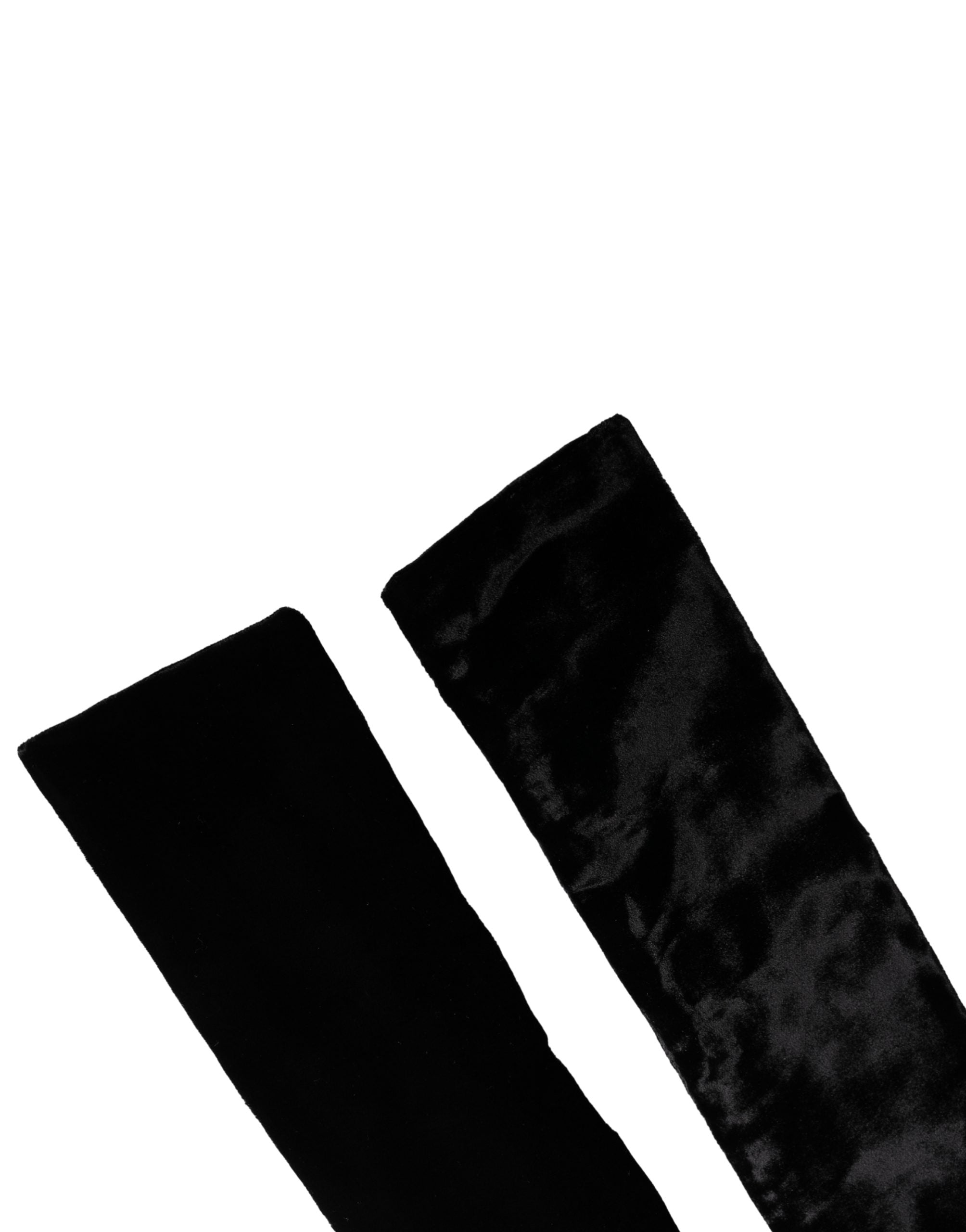 Black Viscose Satin Waist Women Cintura Belt - ventzia