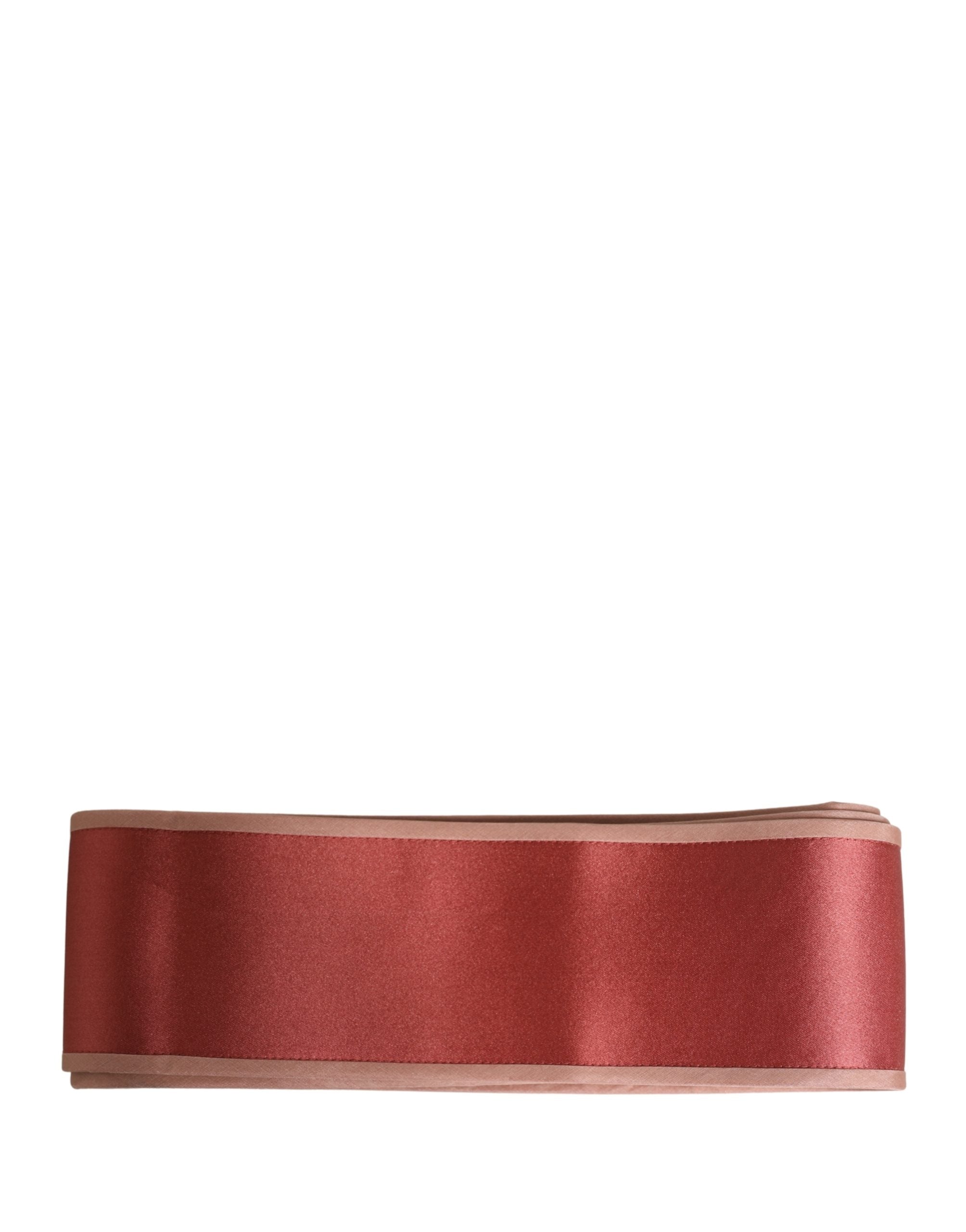 Pink Silk Satin Waist Women Cintura Belt - ventzia