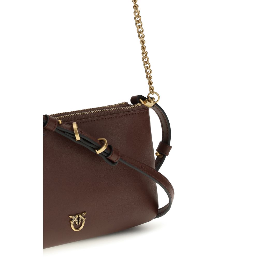 Brown Calf Leather Bos Taurus Shoulder Bag - ventzia