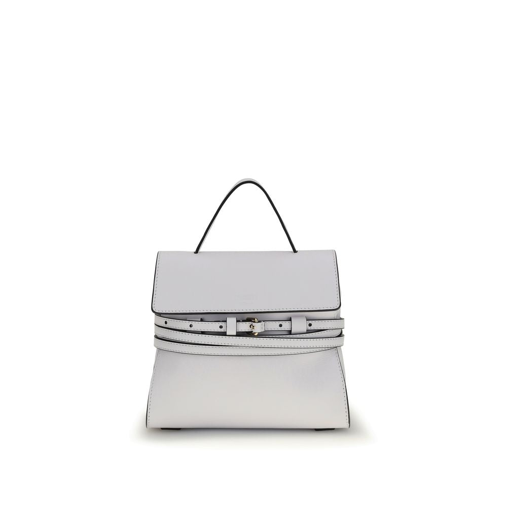 White Calf Leather Bos Taurus Handbag - ventzia