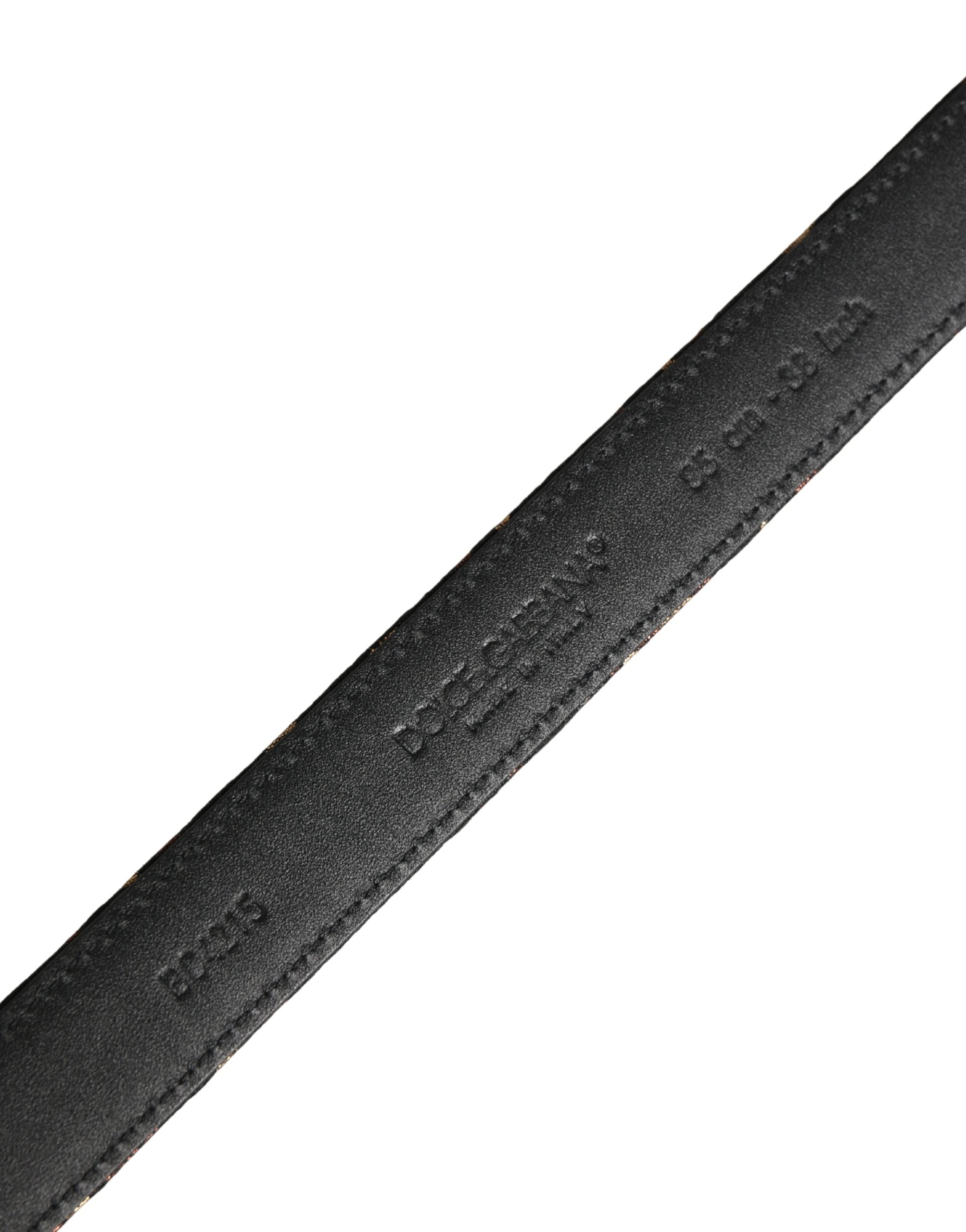 Multicolor Jacquard Silver Metal Buckle Belt - ventzia