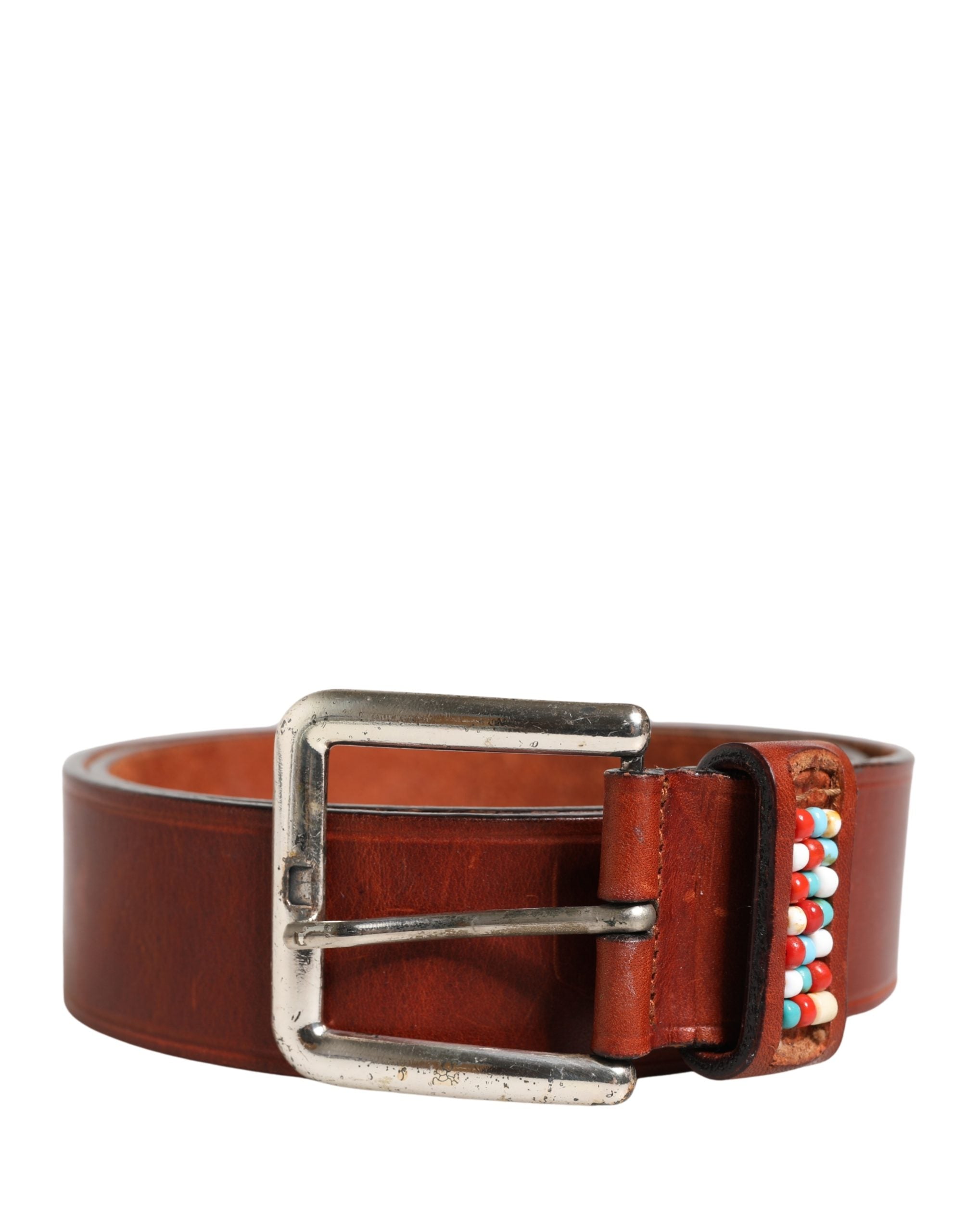 Bordeaux Wide Leather Waist Gold Silver Buckle Belt - ventzia