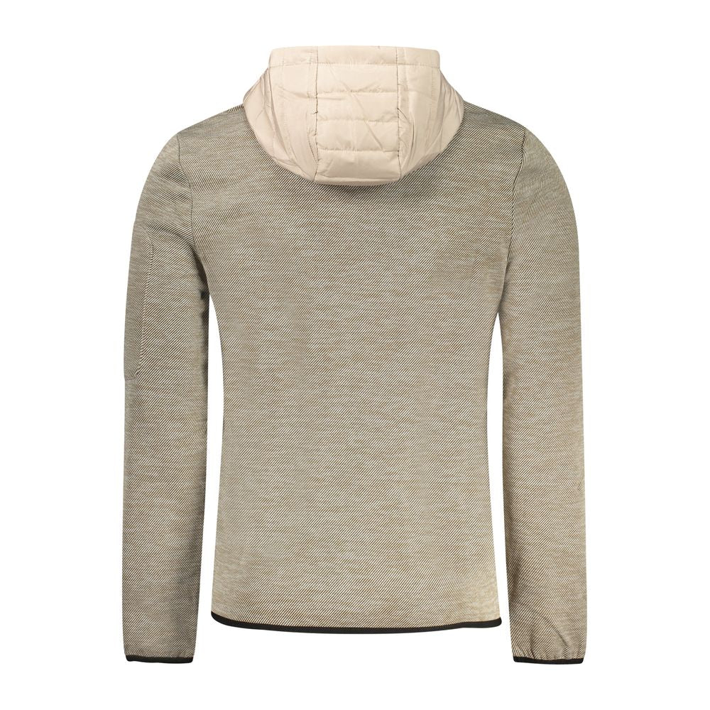 Beige Polyester Men's Jacket - ventzia