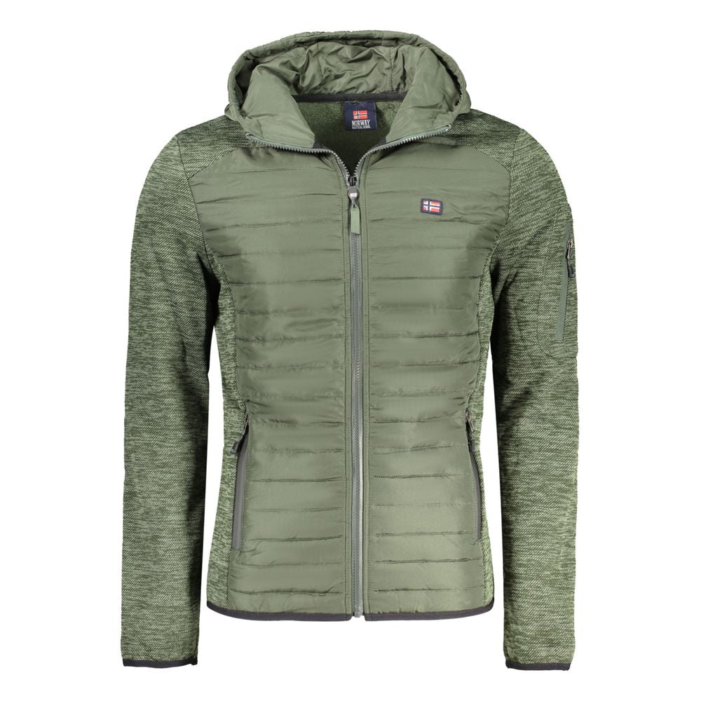 Verde Polyester Men's Jacket - ventzia