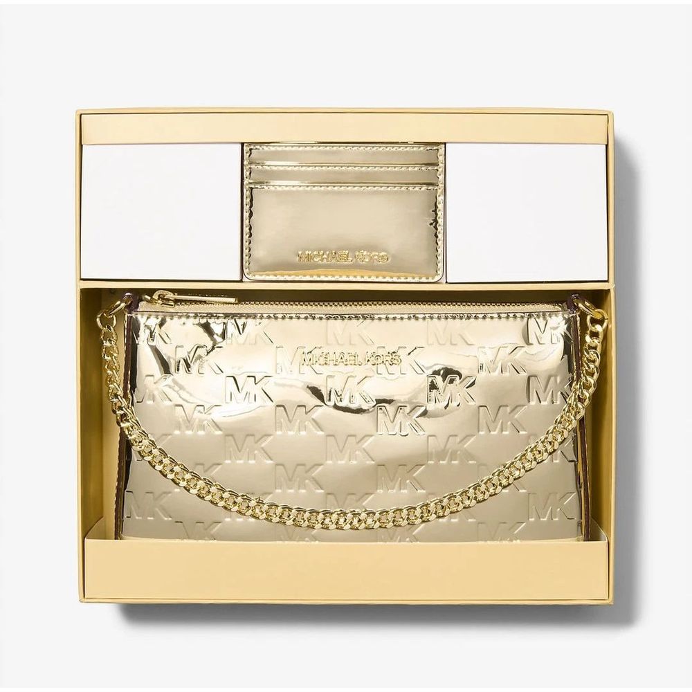 Gold Canvas Clutch Bag - ventzia