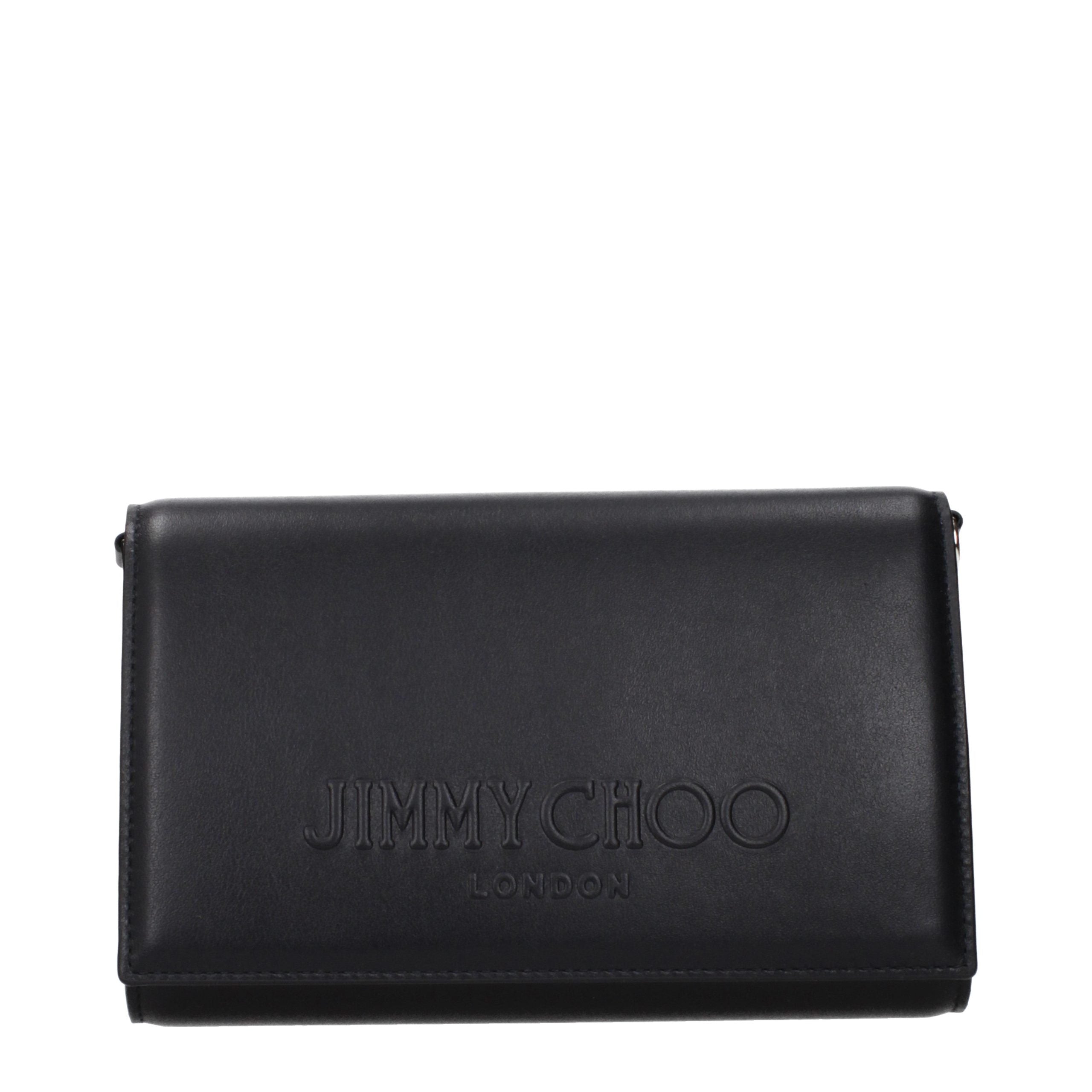 Black Leather Clutch Bag