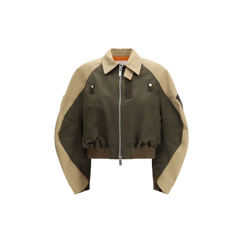 Bicolor Cotton Bomber - ventzia