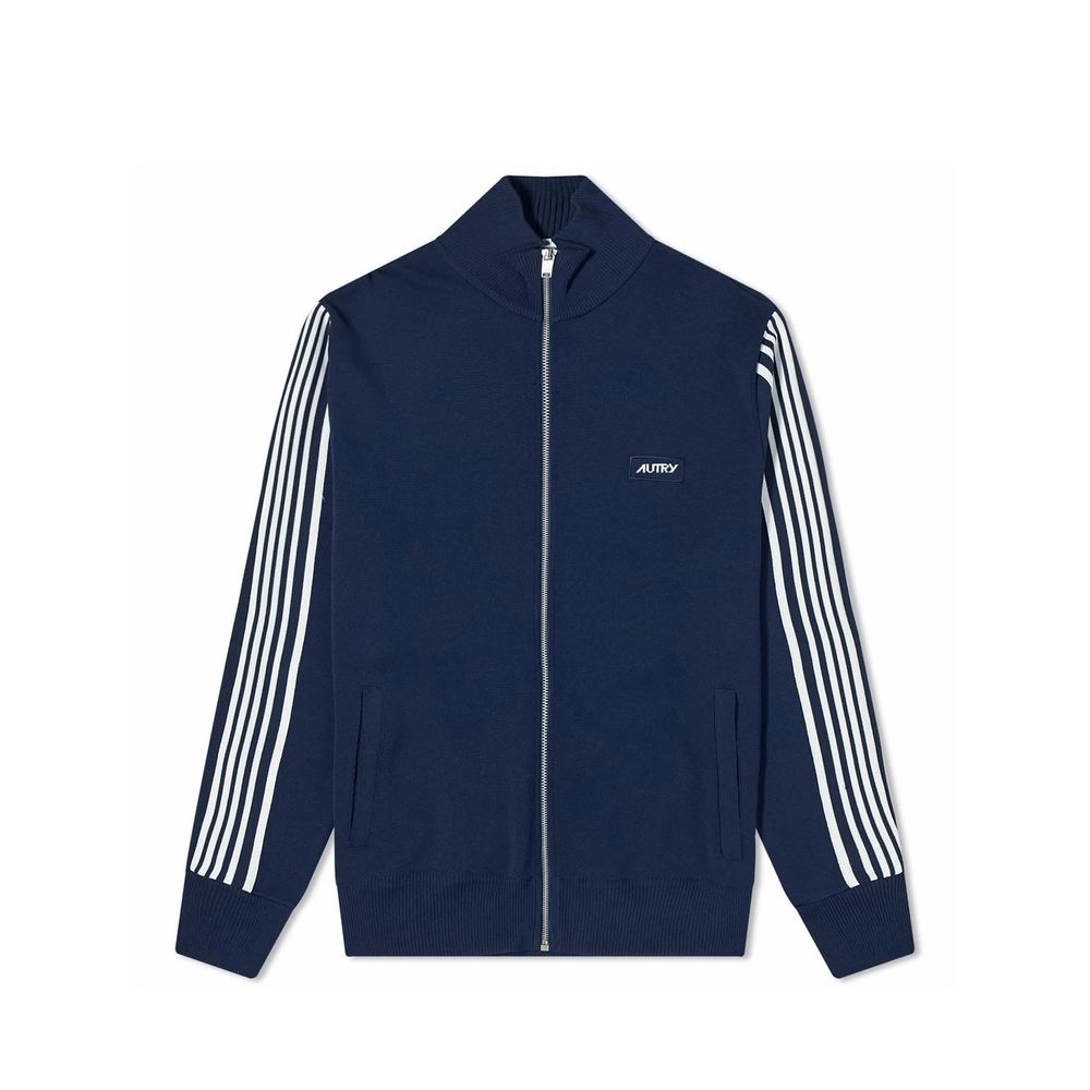 Blue Nylon Cardigan - ventzia