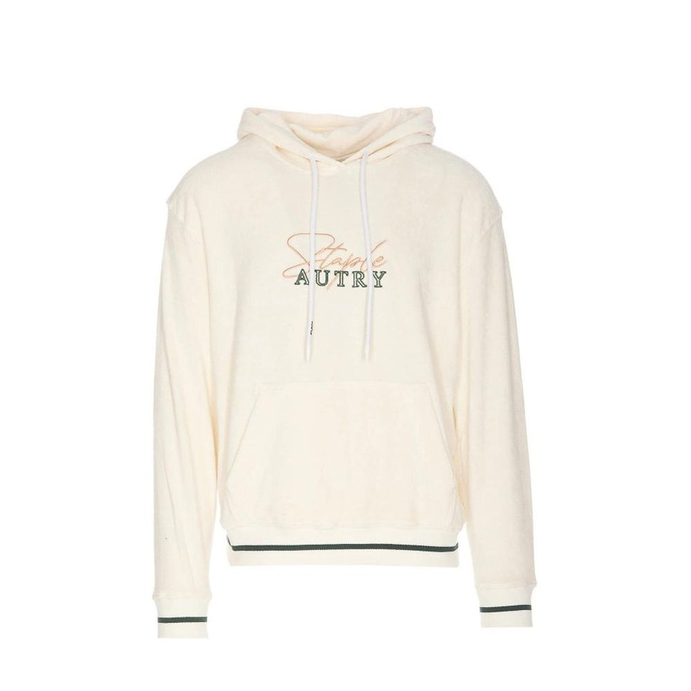 White Cotton Hoodie - ventzia