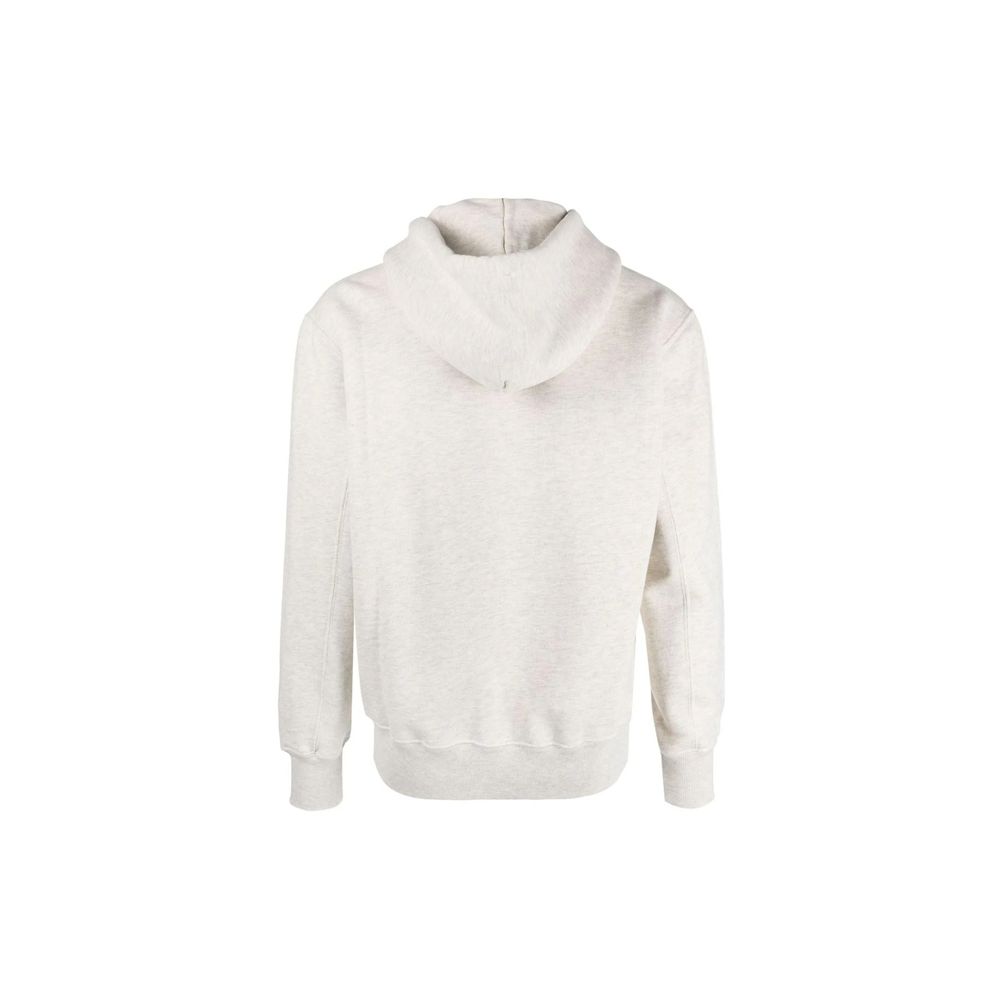 Beige Cotton Hoodie - ventzia