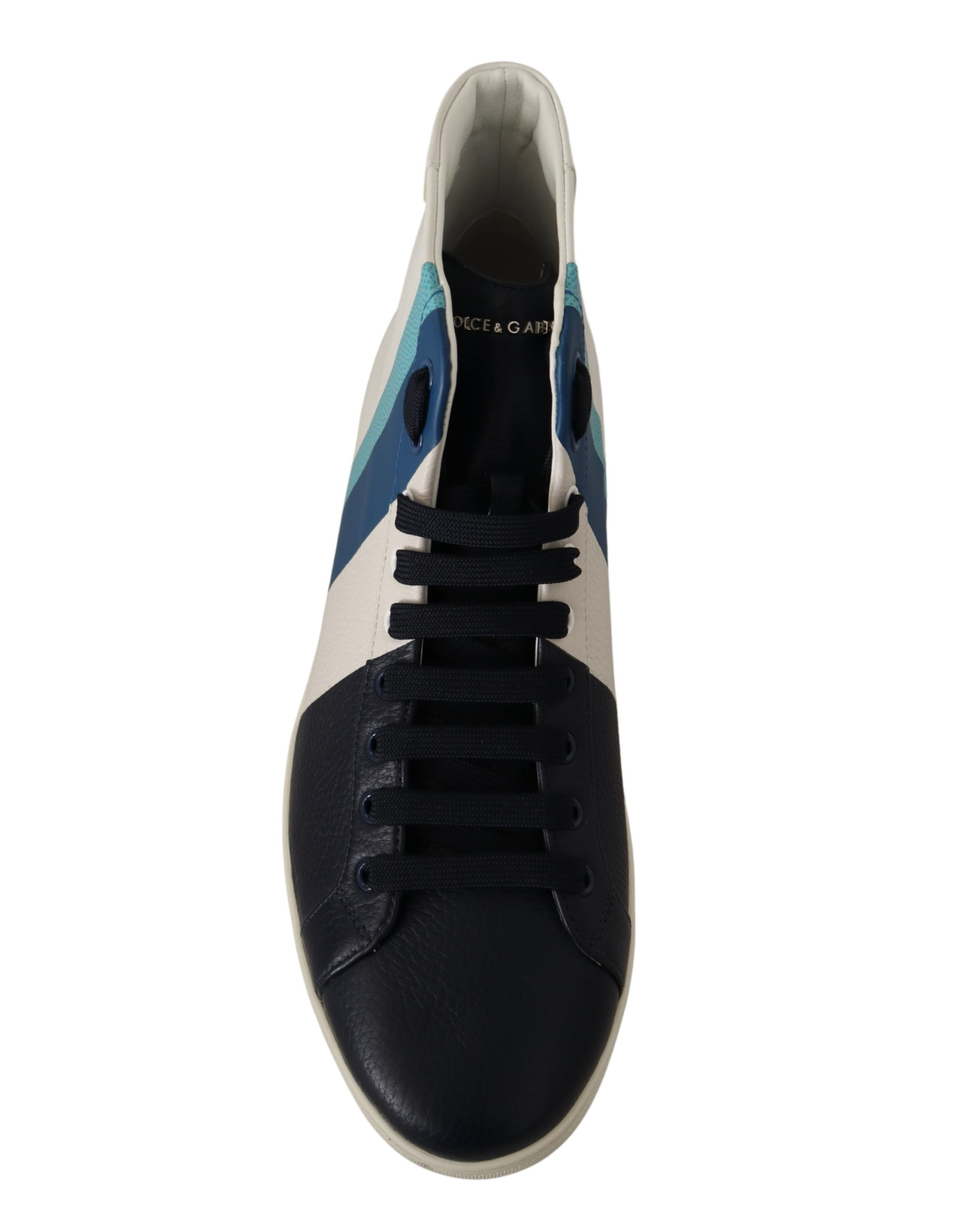 Multicolor Leather Mid Top Sneakers Shoes - ventzia